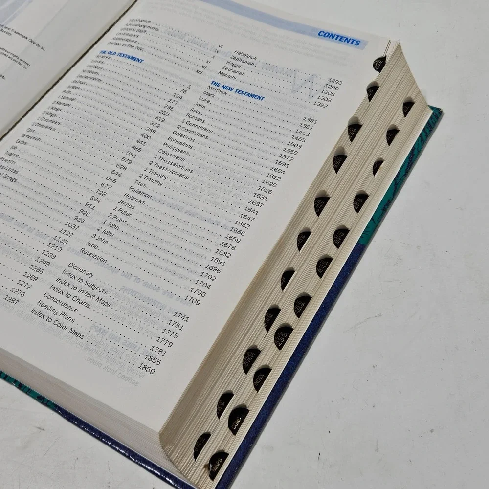The Quest Study Bible : Indexed by Marhsall Shelley (1994, Hardcover)